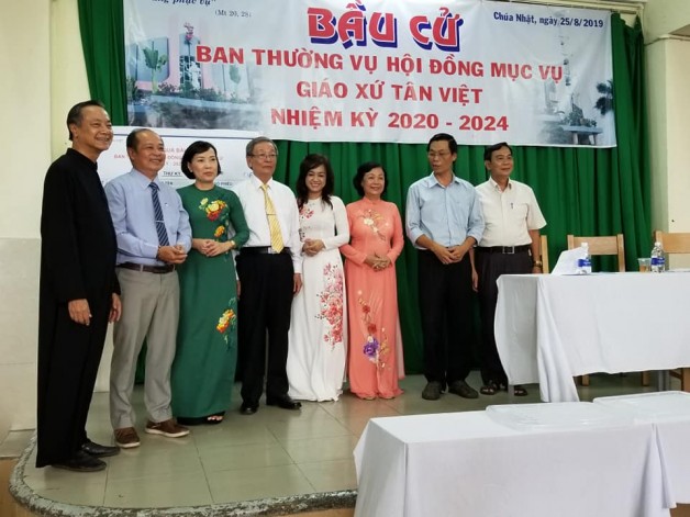 Giáo xứ Tân Việt Bầu Ban thường vụ HĐMV nhiệm kỳ 2020- 2024