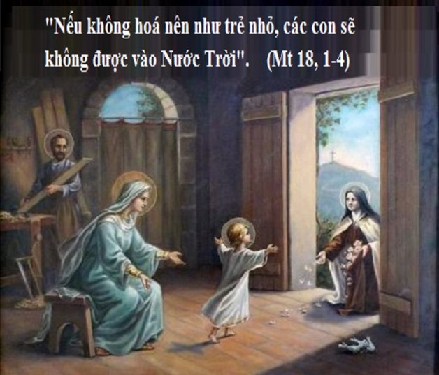 LỜI CHÚA THỨ BA TUẦN XXVI THƯỜNG NIÊN NĂM LẺ (01/10/2019) – (Mt 18, 1 – 5) – THÁNG MÂN CÔI KÍNH ĐỨC MẸ LỄ THÁNH TÊRÊSA HÀI ĐỒNG GIÊSU Tiến sĩ Hội Thánh – Bổn mạng các xứ Truyền giáo – Lễ Kính.