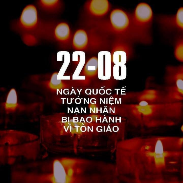 Ban Công lý và Hòa bình: Thư mời gọi hiệp thông Ngày Quốc tế tưởng niệm các nạn nhân bị bạo hành vì lý do tôn giáo hay niềm tin, 22/8/2020