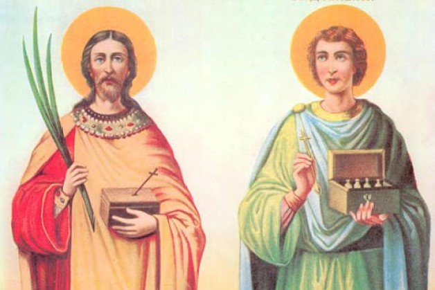 CẶP SONG SINH – ĐÔI CÀNH VẠN TUẾ St. COSMA & St. DAMIANO Tử đạo (…?-297)