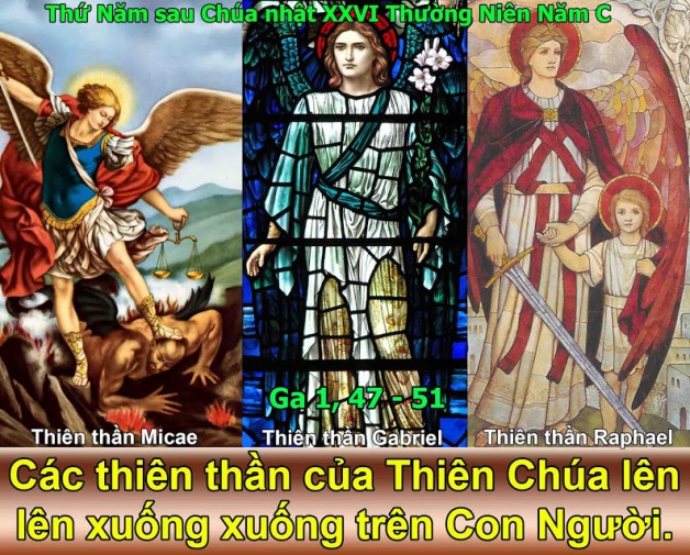 CÃC Tá»NG LÃNH THIÊN THẦN MICAEL – GABRIEL – RAPHAEL
