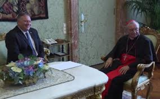 ÄHY Parolin và NT Hoa Kỳ Pompeo trân trá»ng thảo luáºn những quan Ä‘iểm khác nhau vá» Trung quốc