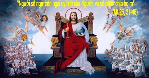 LỄ CHÚA KITÔ VUA, VUA VŨ TRỤ – Lễ trọng CHÚA NHẬT XXXIV THƯỜNG NIÊN NĂM A 2020 (22/11/2020) – (Mt 25, 31 – 46) – THÁNG CẦU CHO CÁC LINH HỒN