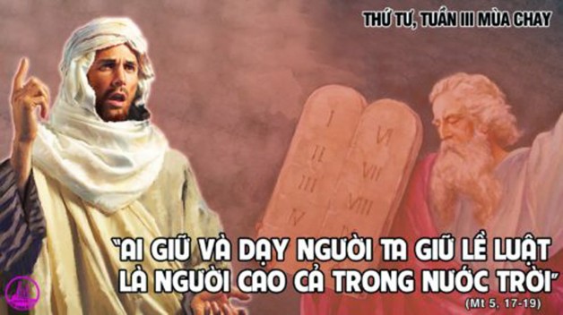 LỜI CHÚA THỨ TƯ TUẦN III MÙA CHAY 2021 (10/3/2021) – (Mt 5, 17-19) – THÁNG KÍNH THÁNH GIUSE