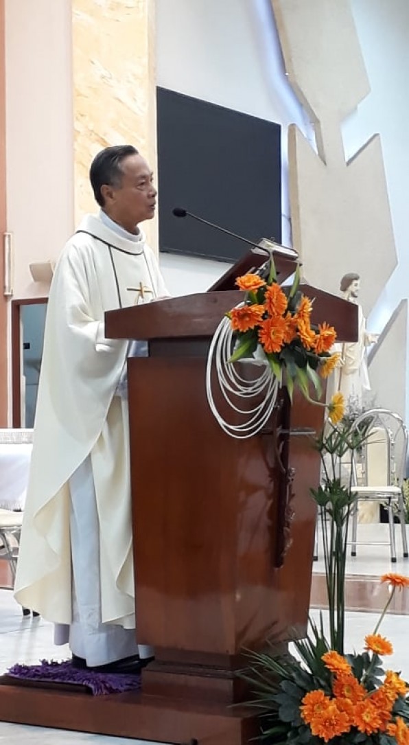 Bài Giảng Thánh Lễ tiệc Ly do Cha Chánh xứ Đaminh Vũ Ngọc Thủ Giảng Lễ