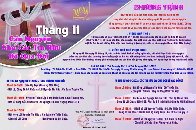 Cầu Nguyện Cho Các Tín Hữu Đã Qua Đời