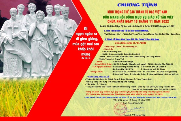 THÁNH LỄ MỪNG KÍNH TRỌNG THỂ CÁC THÁNH TỬ ĐẠO VIỆT NAM