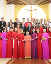 Hội Đồng Mục vụ Giáo xứ Tân Việt mừng bổn mạng