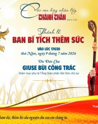 Thánh Lễ Ban Bí Tích Thêm Sức