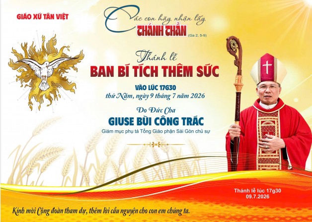 Thánh Lễ Ban Bí Tích Thêm Sức