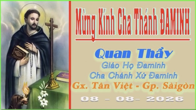 Mừng Kính Cha Thánh ĐaMinh