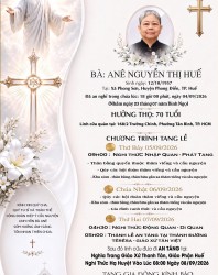 CẦU NGUYỆN CHO BÀ ANNÊ NGUYỄN THỊ HUẾ