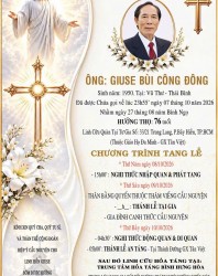 CẦU NGUYỆN CHO ÔNG GIUSE BÙI CÔNG ĐÔNG